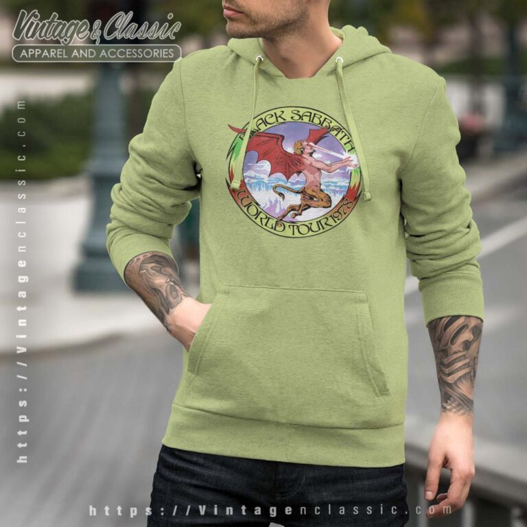 Black Sabbath World Tour 78 Men Hoodie Black Sabbath World Tour 78 Men Hoodie