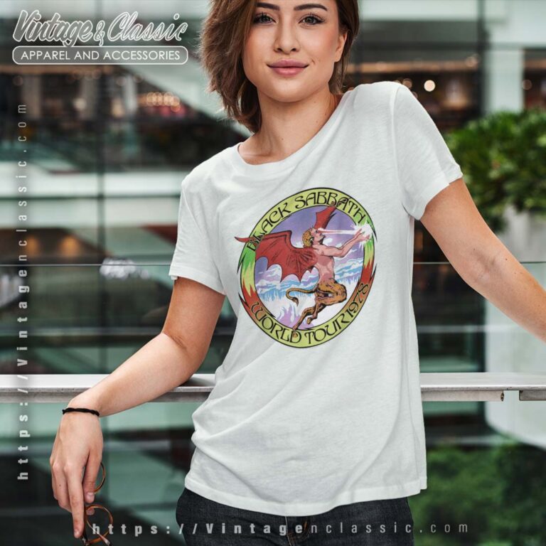 Black Sabbath World Tour 78 Shirt Black Sabbath World Tour 78 Shirt