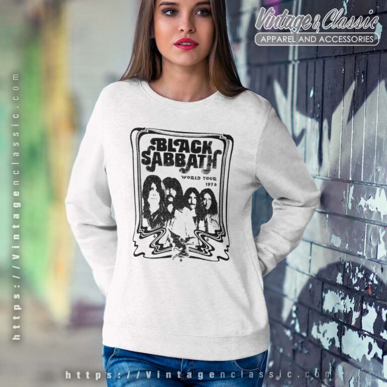 Black Sabbath World Tour 78 Sweatshirt 1 Black Sabbath World Tour 78 Sweatshirt 1