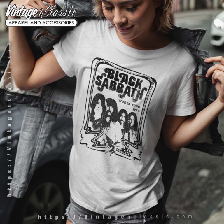 Black Sabbath World Tour 78 Tshirt 1 Black Sabbath World Tour 78 Tshirt 1