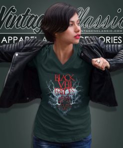 Black Veil Brides Album Cover V Neck TShirt