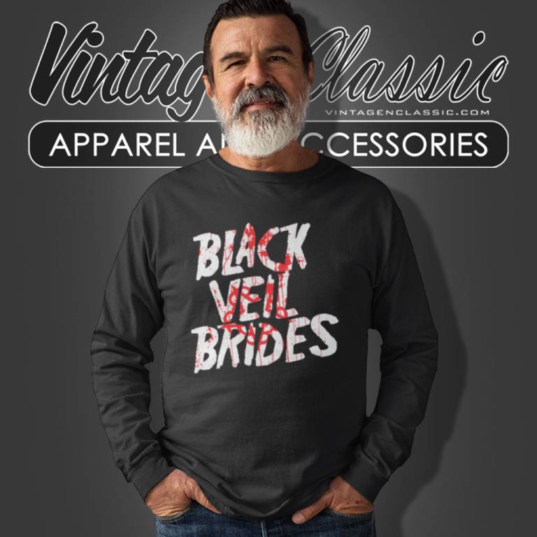 Black Veil Brides Blood Logo Long Sleeve Tee Black Veil Brides Blood Logo Long Sleeve Tee