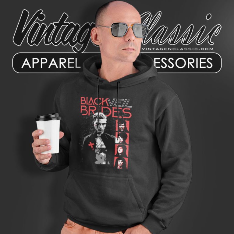 Black Veil Brides Cross Hoodie 1 Black Veil Brides Cross Hoodie 1
