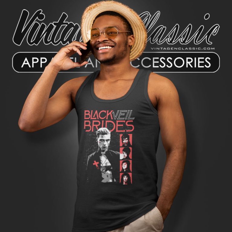 Black Veil Brides Cross Tank Top Racerback 1 Black Veil Brides Cross Tank Top Racerback 1