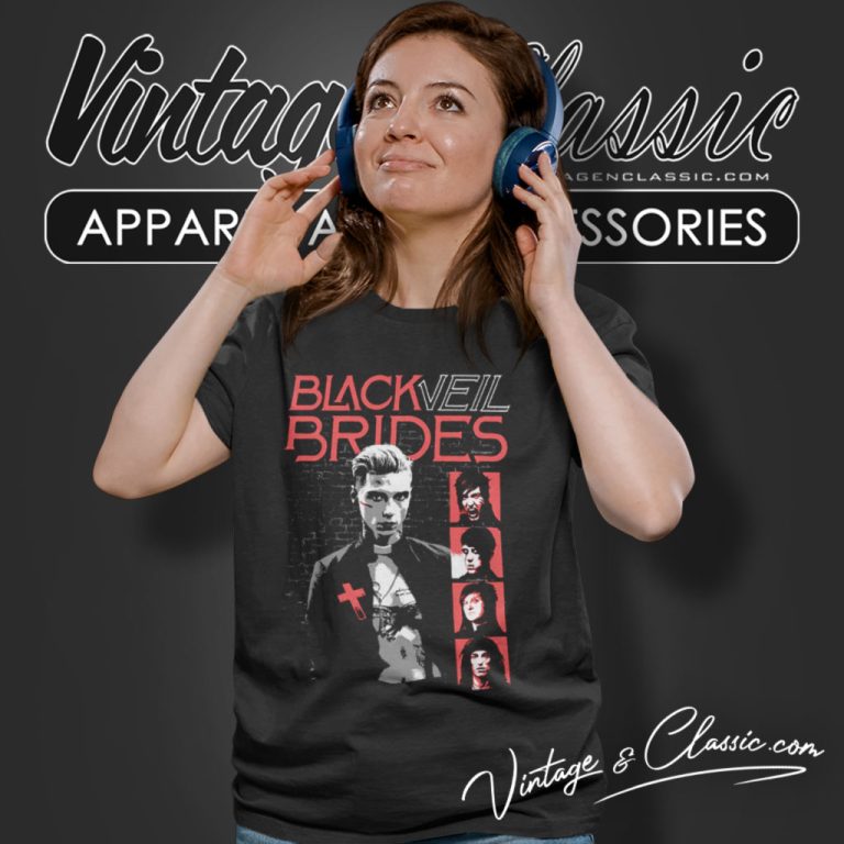 Black Veil Brides Cross Women T Shirt 1 Black Veil Brides Cross Women T Shirt 1