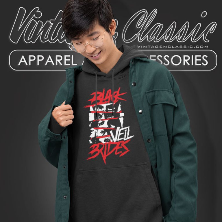 Black Veil Brides Faces Hoodie Black Veil Brides Faces Hoodie