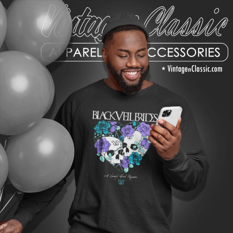 Black Veil Brides Lonely Heart Sweatshirt Black Veil Brides Lonely Heart Sweatshirt