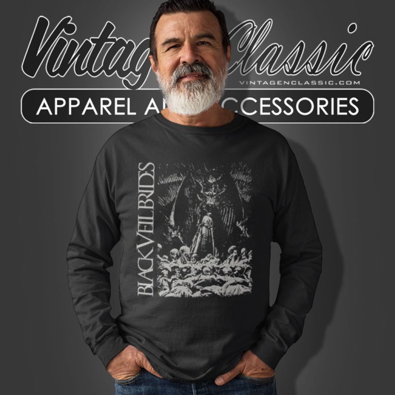 Black Veil Brides Mourning Long Sleeve Tee Black Veil Brides Mourning Long Sleeve Tee