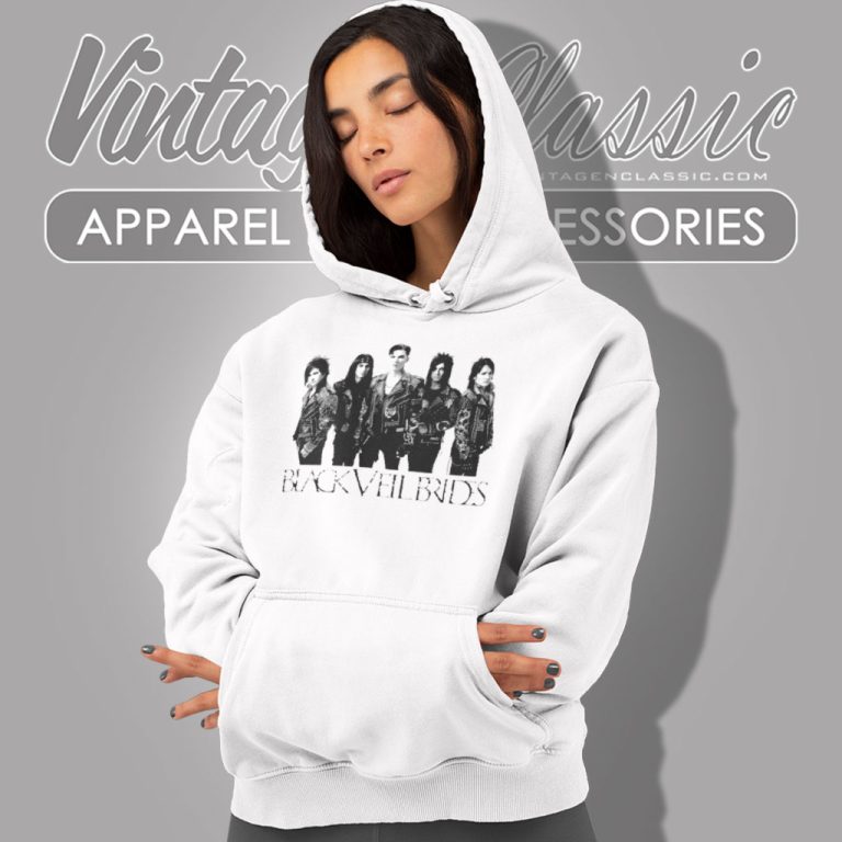 Black Veil Brides Photo Dateback Hoodie Black Veil Brides Photo Dateback Hoodie