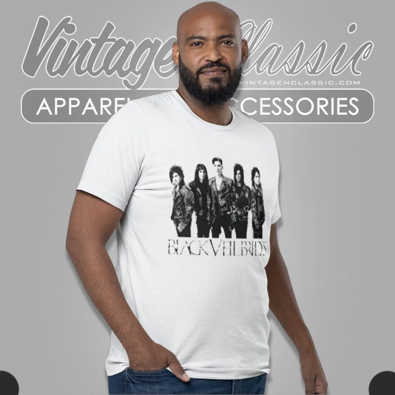 Black Veil Brides Photo Dateback T Shirt Black Veil Brides Photo Dateback T Shirt