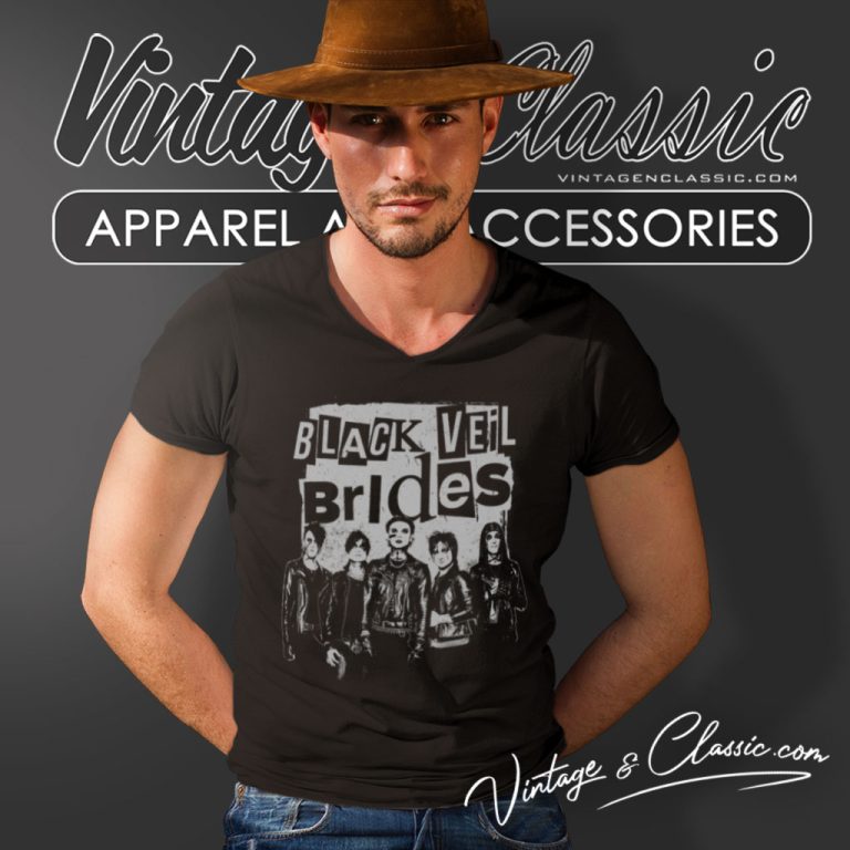 Black Veil Brides Ransom V Neck TShirt 1 Black Veil Brides Ransom V Neck TShirt 1