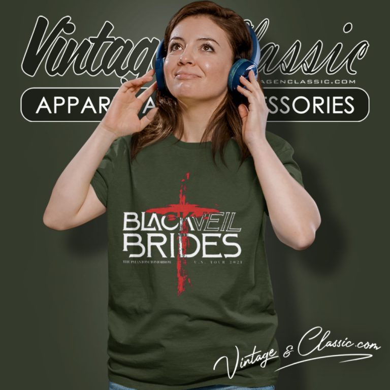 Black Veil Brides Red Cross Women T Shirt Black Veil Brides Red Cross Women T Shirt