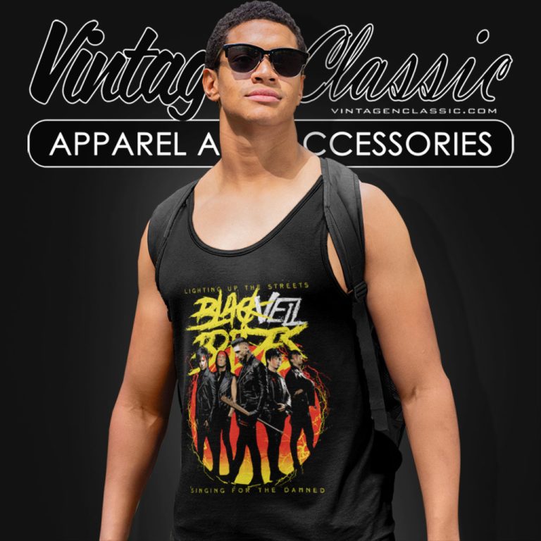 Black Veil Brides Shirt Lighting Up The Streets Tank Top Racerback 1 Black Veil Brides Shirt Lighting Up The Streets Tank Top Racerback 1