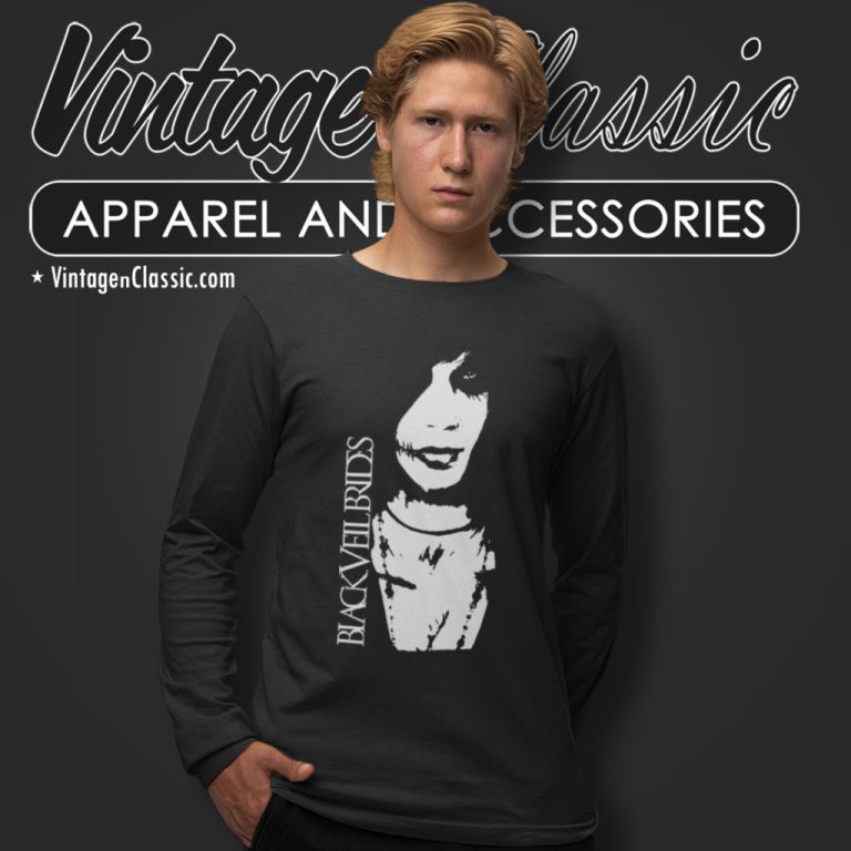 Black Veil Brides Shirt Throwback Andy Long Sleeve Tee Black Veil Brides Shirt Throwback Andy Long Sleeve Tee