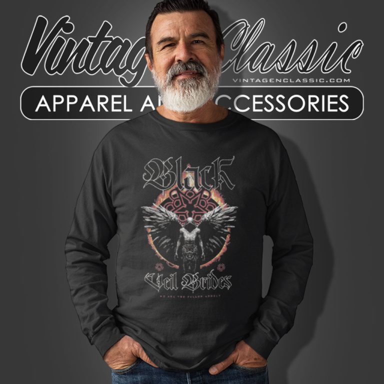 Black Veil Brides Shirt We Are The Fallen Angels Long Sleeve Tee Black Veil Brides Shirt We Are The Fallen Angels Long Sleeve Tee