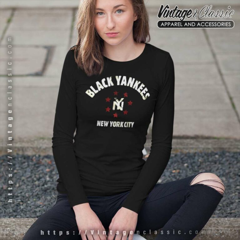 Black Yankees New York City Long Sleeve Tee Black Yankees New York City Long Sleeve Tee