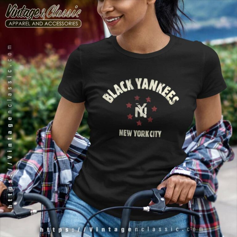 Black Yankees New York City Women TShirt Black Yankees New York City Women TShirt