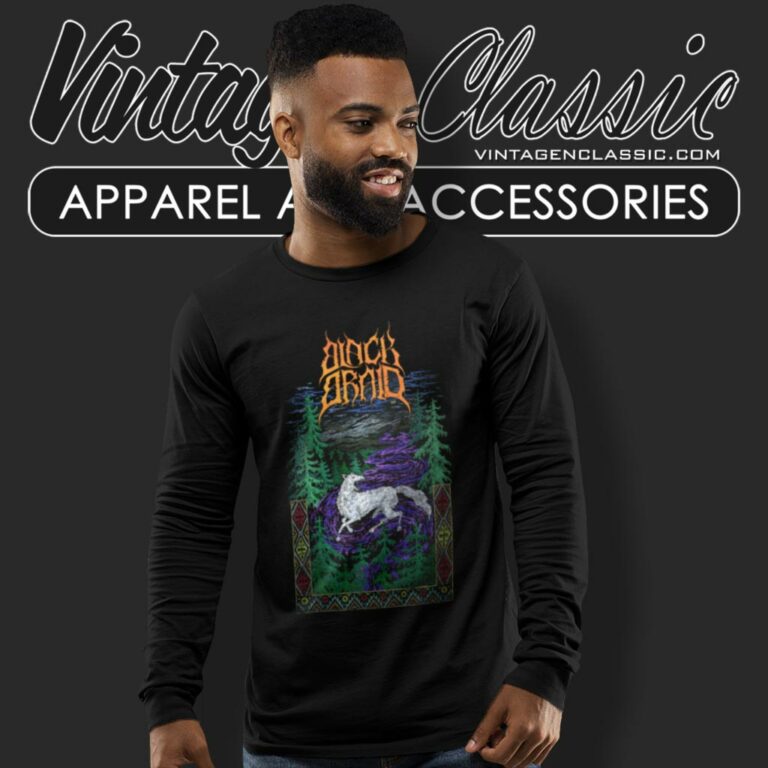 Blackbraid Shirt Psychedelic River Wolf Long Sleeve Tee Blackbraid Shirt Psychedelic River Wolf Long Sleeve Tee