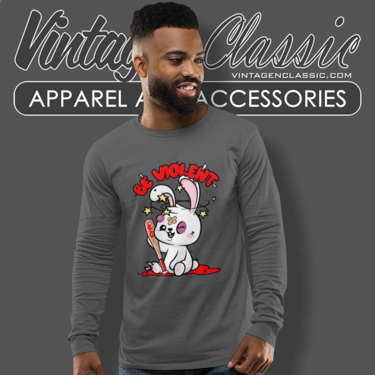 Blackpool Combat Club Be Violent Long Sleeve Tee Blackpool Combat Club Be Violent Long Sleeve Tee