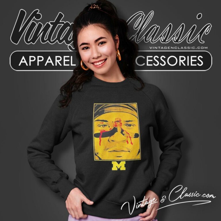 Blake Corum Game Face Michigan Wolverines Football Sweatshirt Blake Corum Game Face Michigan Wolverines Football Sweatshirt