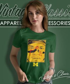 Blake Corum Game Face Michigan Wolverines Football Women T Shirt
