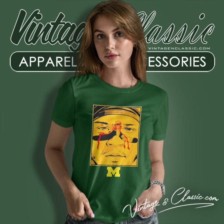 Blake Corum Game Face Michigan Wolverines Football Women T Shirt Blake Corum Game Face Michigan Wolverines Football Women T Shirt