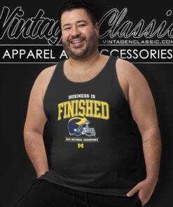 Blake Corum Michigan Business Is Finished 2023 Tank Top Racerback
