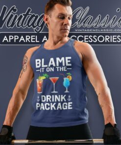 Blame It On The Drink Package Tank Top Racerback