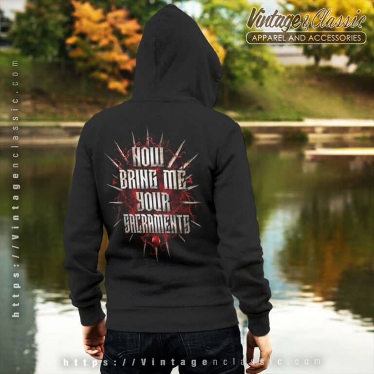 Blind Guardian Sacraments Backside Hoodie Blind Guardian Sacraments Backside Hoodie