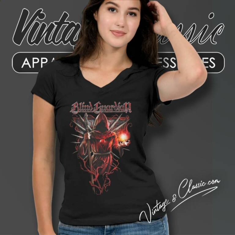 Blind Guardian Sacraments V Neck TShirt Blind Guardian Sacraments V Neck TShirt