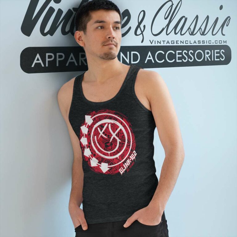 Blink 182 20 Years Anniversary Tank Top Racerback Blink 182 20 Years Anniversary Tank Top Racerback