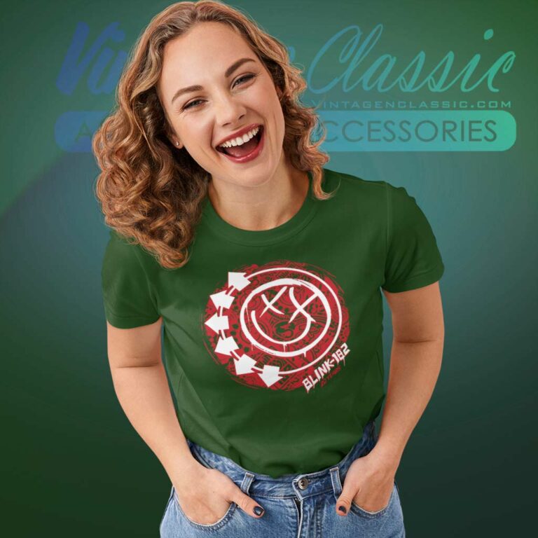 Blink 182 20 Years Anniversary Women TShirt Blink 182 20 Years Anniversary Women TShirt