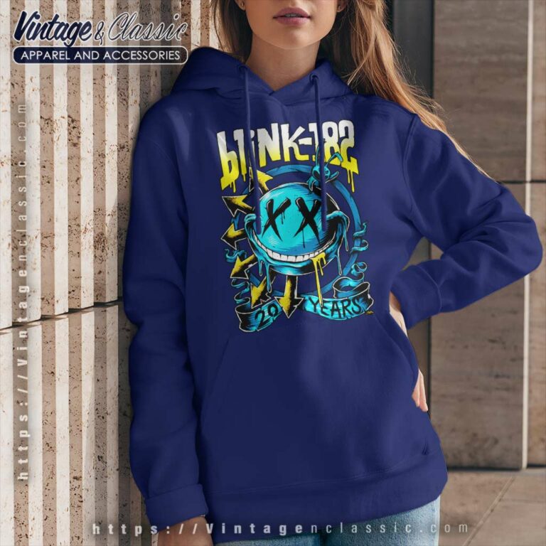 Blink 182 20 Years Hoodie Blink 182 20 Years Hoodie