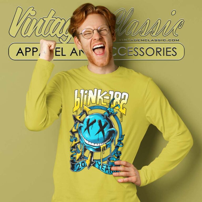 Blink 182 20 Years Long Sleeve Tee Blink 182 20 Years Long Sleeve Tee