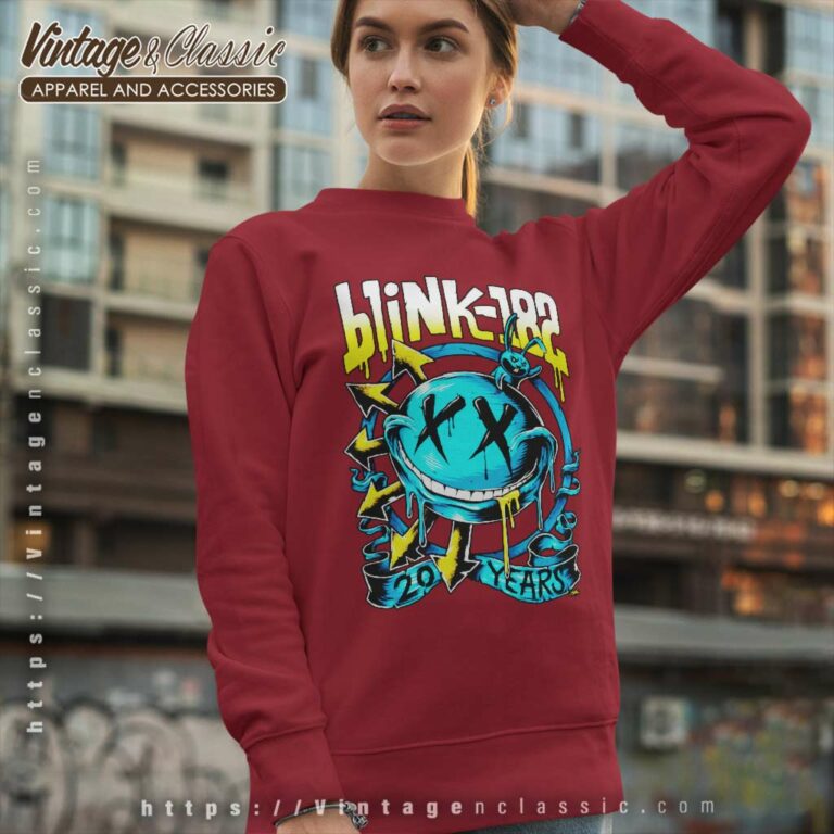 Blink 182 20 Years Sweatshirt Blink 182 20 Years Sweatshirt