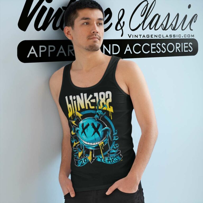 Blink 182 20 Years Tank Top Racerback Blink 182 20 Years Tank Top Racerback