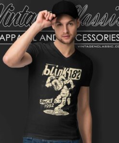 Blink 182 Bunny Since 1992 V Neck TShirt