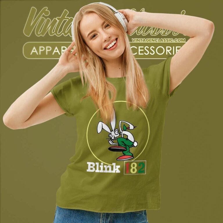 Blink 182 Bunny Women TShirt Blink 182 Bunny Women TShirt