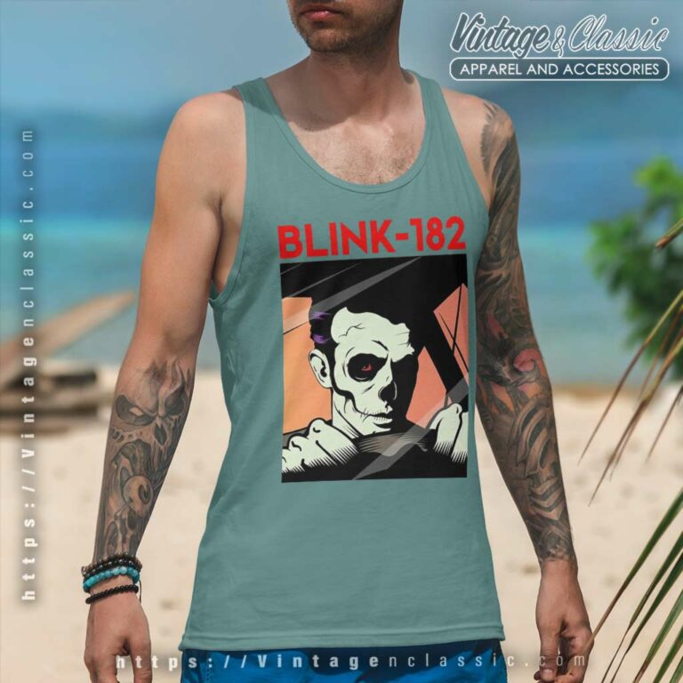 Blink 182 California Driver Tank Top Racerback Blink 182 California Driver Tank Top Racerback