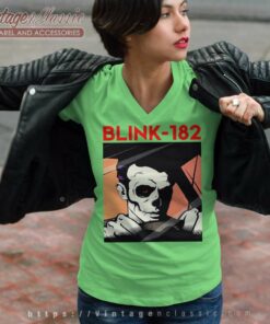 Blink 182 California Driver V Neck TShirt
