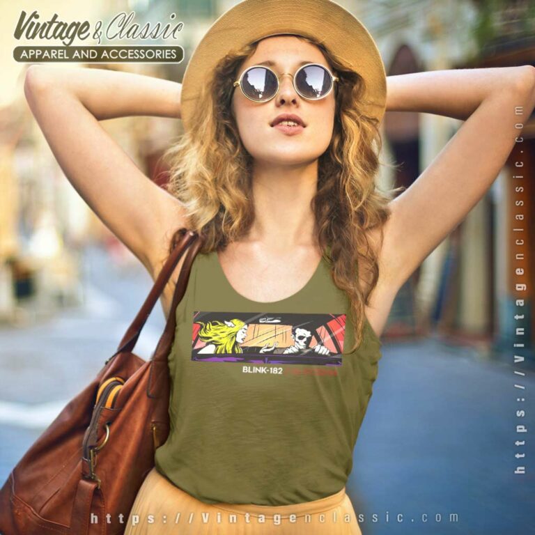 Blink 182 California Tank Top Racerback Blink 182 California Tank Top Racerback