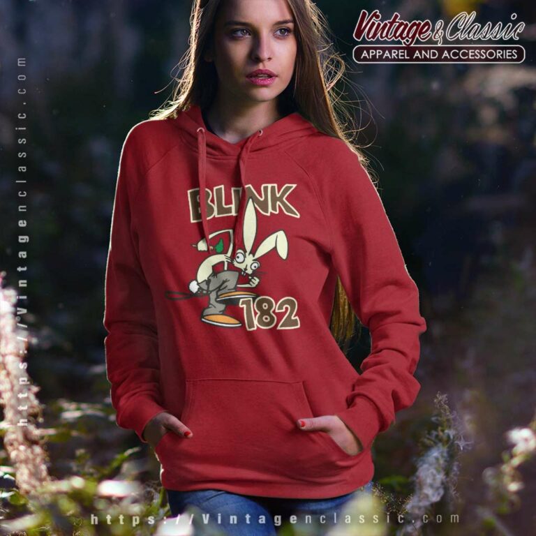 Blink 182 Classic Bunny Hoodie Blink 182 Classic Bunny Hoodie