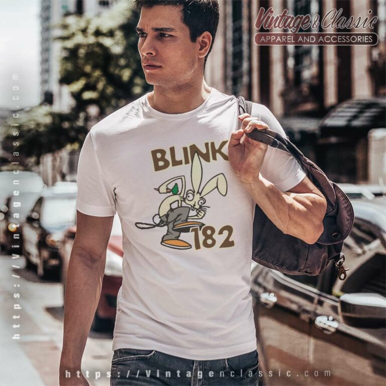Blink 182 Classic Bunny T Shirt Blink 182 Classic Bunny T Shirt