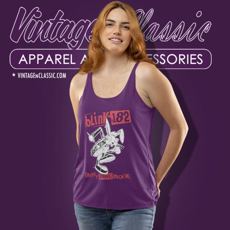 Blink 182 Crappy Punk Rock Tank Top Racerback Blink 182 Crappy Punk Rock Tank Top Racerback