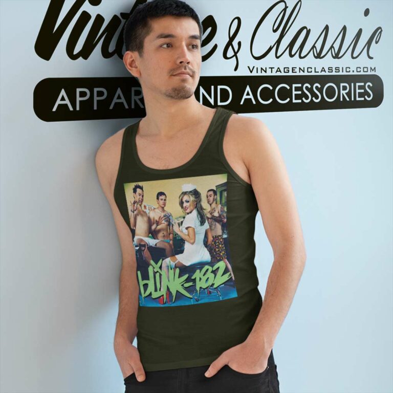 Blink 182 Enema Tank Top Racerback Blink 182 Enema Tank Top Racerback