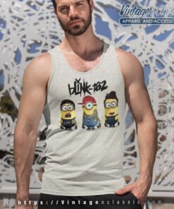 Blink 182 Logo Minions Gift For 182 Tour 2023 Tank Top Racerback