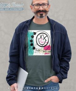 Blink 182 Logo Punk Rock Podcast Long Sleeve Tee