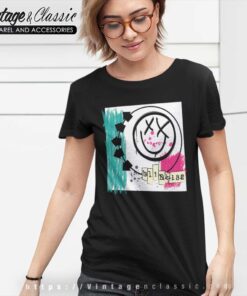 Blink 182 Logo Punk Rock Podcast Women TShirt