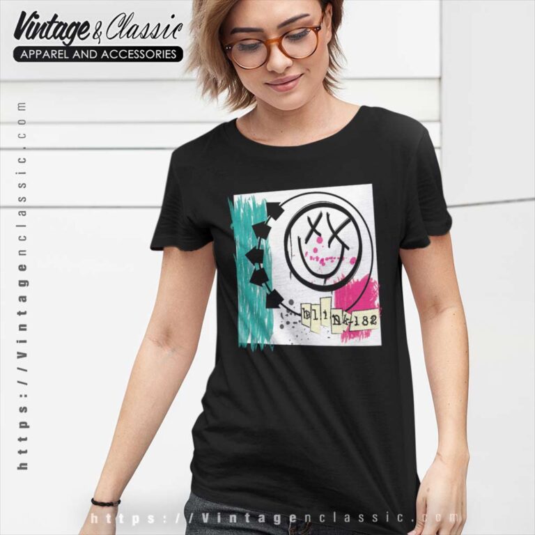 Blink 182 Logo Punk Rock Podcast Women TShirt Blink 182 Logo Punk Rock Podcast Women TShirt