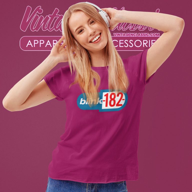 Blink 182 Logo Women T Shirt Blink 182 Logo Women T Shirt